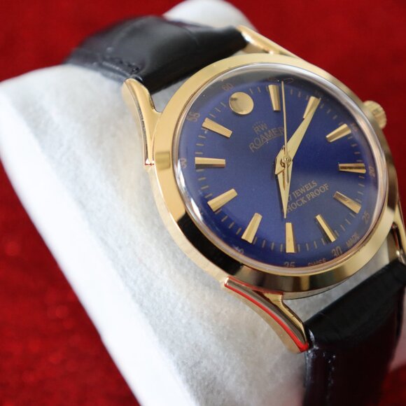 Vintage Roamer Swiss-made, professionally refurbished: 17‑Jewel Manual Wind - Picture 2 of 8